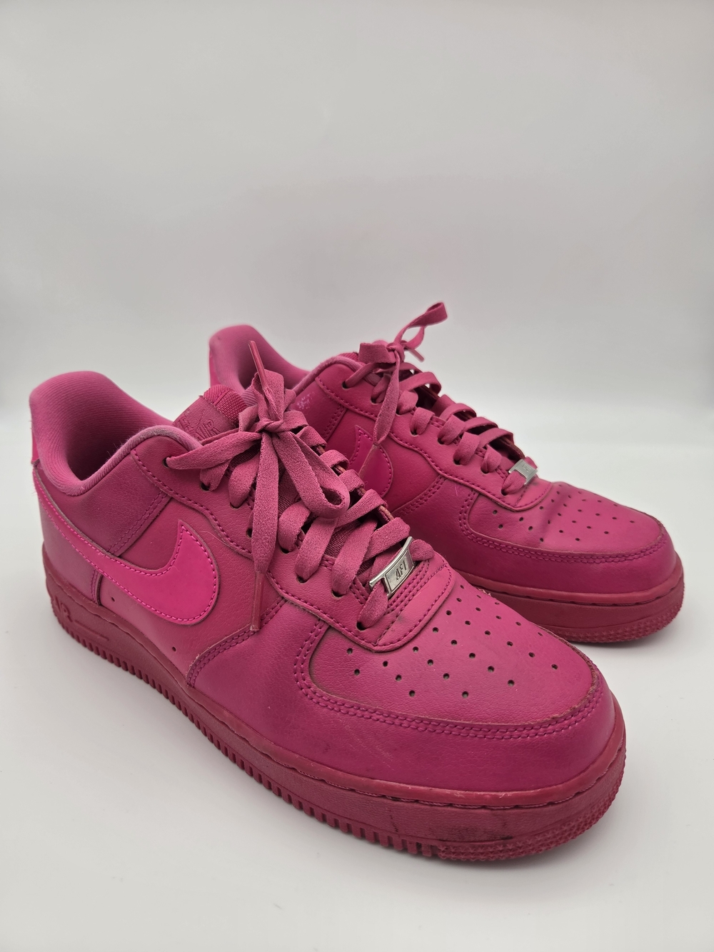 Nike Air Force 1 Low Sneakers Hot Pink Vivid Fuchsia US 9w